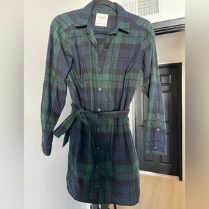 Abercrombie flannel shirt dress